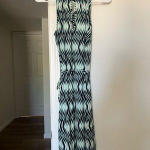 Banana Republic Stylish Black and White Patterned Dress